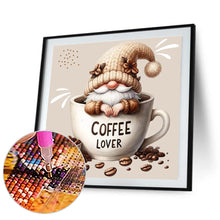 Load image into Gallery viewer, Diamond Painting - Full Round - coffee gnome (30*30CM)
