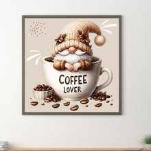 Load image into Gallery viewer, Diamond Painting - Full Round - coffee gnome (30*30CM)
