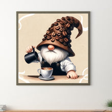 Load image into Gallery viewer, Diamond Painting - Full Round - coffee gnome (30*30CM)
