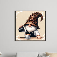Load image into Gallery viewer, Diamond Painting - Full Round - coffee gnome (30*30CM)

