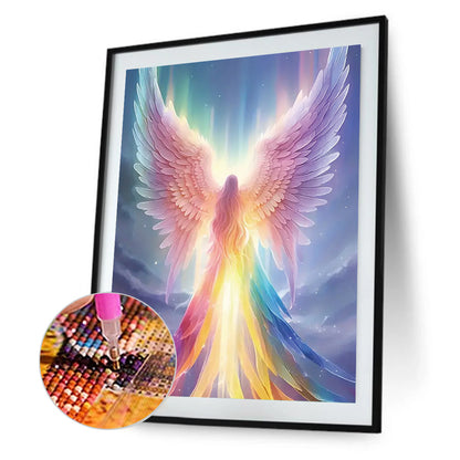 Diamond Painting - Full Round - rainbow angel (30*40CM)