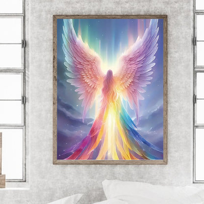 Diamond Painting - Full Round - rainbow angel (30*40CM)