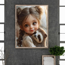 Load image into Gallery viewer, Diamond Painting - Full Round - little girl (30*40CM)

