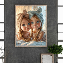 Load image into Gallery viewer, Diamond Painting - Full Round - little girl (30*40CM)
