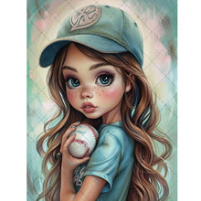 Load image into Gallery viewer, Diamond Painting - Full Round - little girl (30*40CM)
