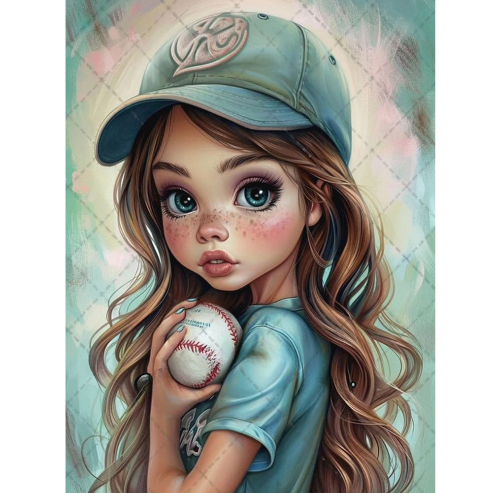 Diamond Painting - Full Round - little girl (30*40CM)