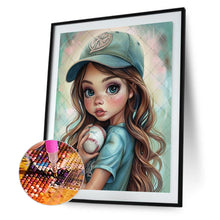 Load image into Gallery viewer, Diamond Painting - Full Round - little girl (30*40CM)
