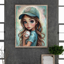 Load image into Gallery viewer, Diamond Painting - Full Round - little girl (30*40CM)
