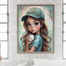 Load image into Gallery viewer, Diamond Painting - Full Round - little girl (30*40CM)

