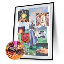 Load image into Gallery viewer, Diamond Painting - Full Round - Hayao Miyazaki Animation-Howl&#39;s Moving Castle (30*40CM)
