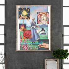 Load image into Gallery viewer, Diamond Painting - Full Round - Hayao Miyazaki Animation-Howl&#39;s Moving Castle (30*40CM)
