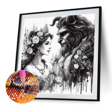 Load image into Gallery viewer, Diamond Painting - Full Round - beauty and the beast (40*40CM)
