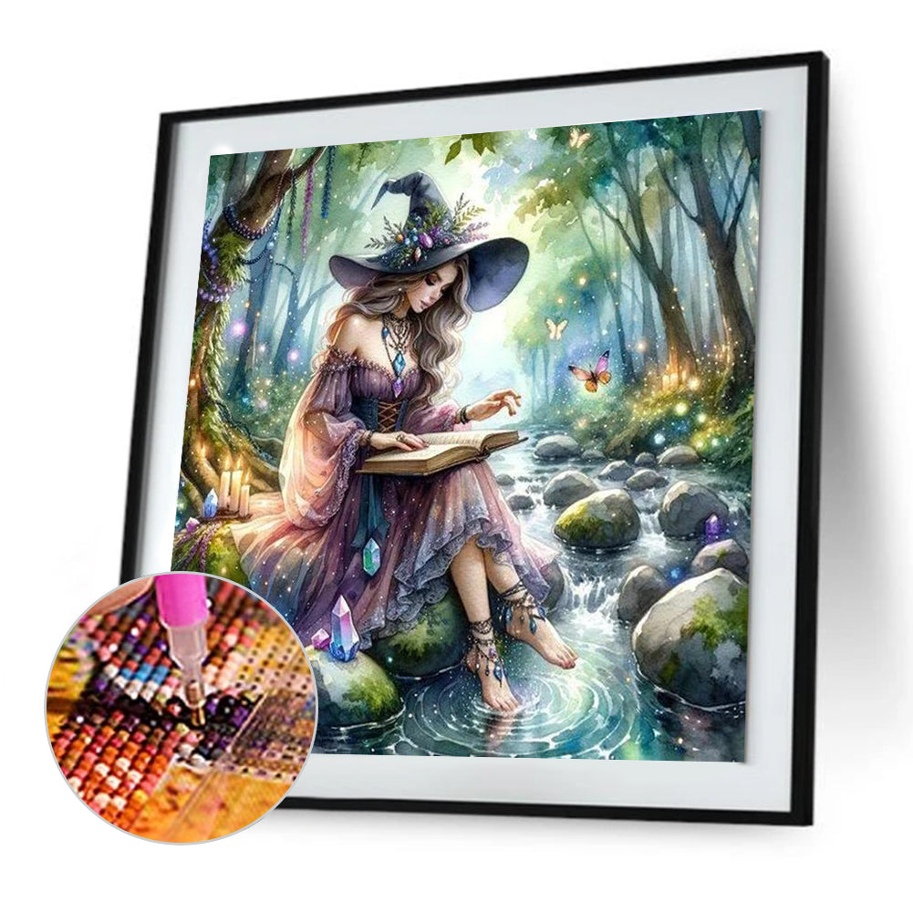 Diamond Painting - Full Round - miko who studies (50*50CM)