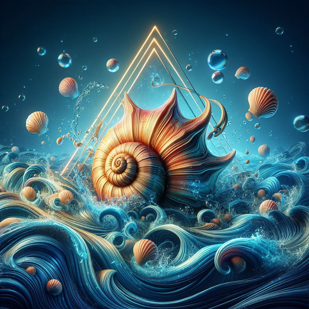 Diamond Painting - Full Round - fantasy shell (40*40CM)