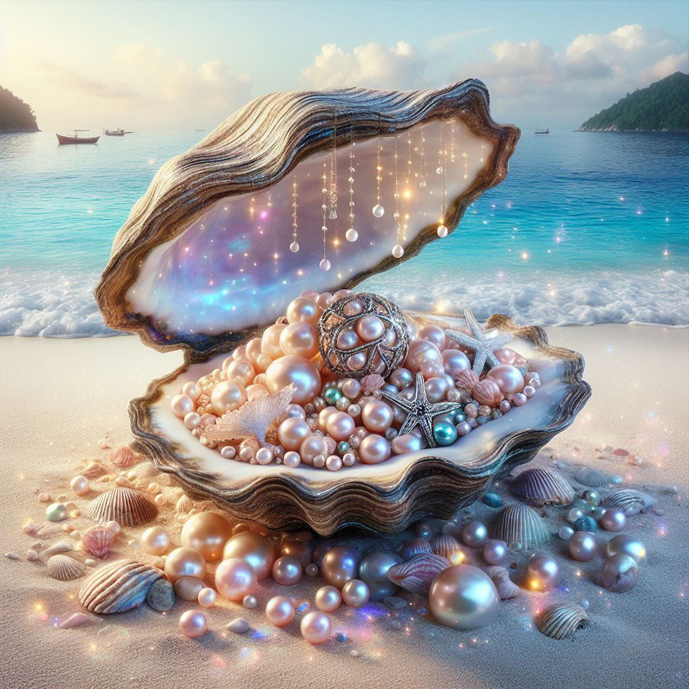 Diamond Painting - Full Round - Pearl Dream Shell (40*40CM)