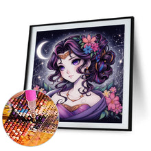 Load image into Gallery viewer, Diamond Painting - Full Round - purple hair princess (50*50CM)
