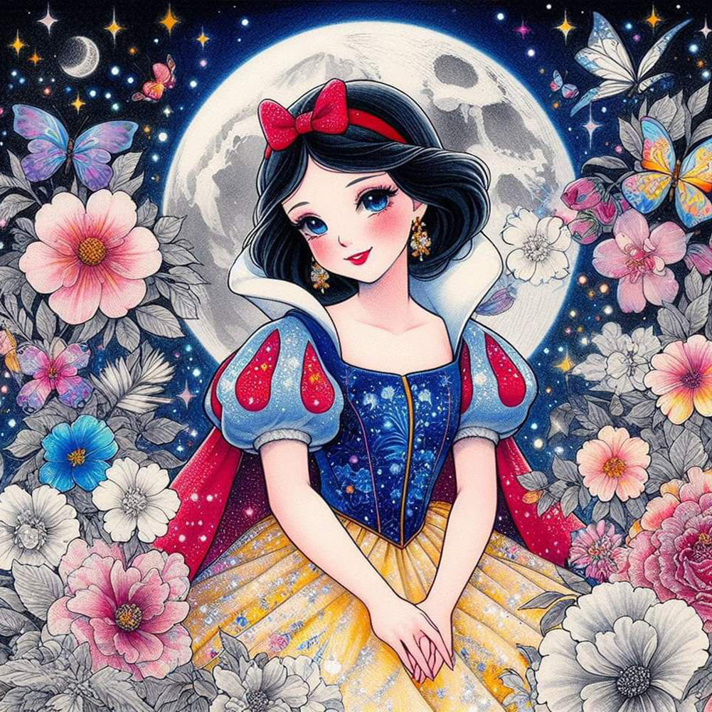 Diamond Painting - Full Round - snow White (50*50CM)