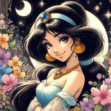 Load image into Gallery viewer, Diamond Painting - Full Round - princess jasmine (50*50CM)
