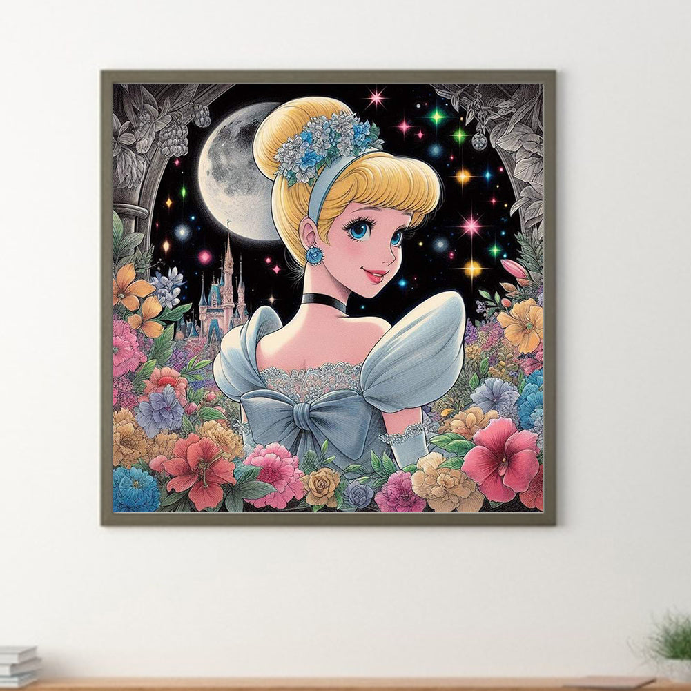 Diamond Painting - Full Round - princess ariel (50*50CM)
