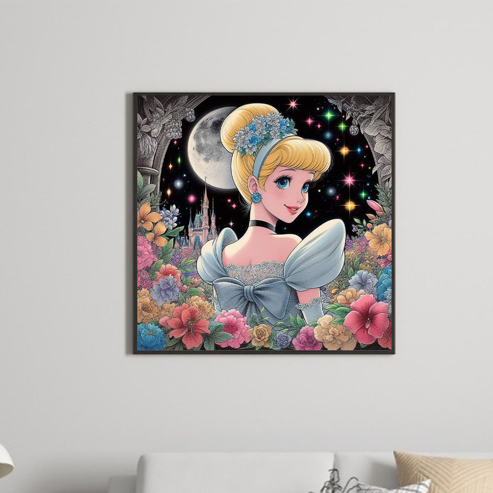 Diamond Painting - Full Round - princess ariel (50*50CM)