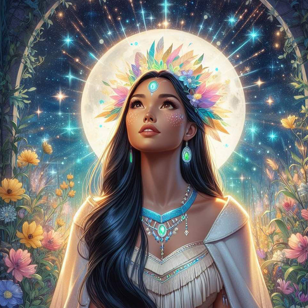 Diamond Painting - Full Round - Princess (50*50CM)