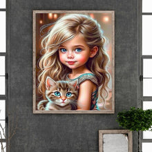 Load image into Gallery viewer, Diamond Painting - Full Round - girl (40*50CM)
