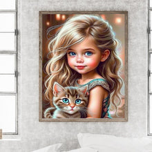 Load image into Gallery viewer, Diamond Painting - Full Round - girl (40*50CM)

