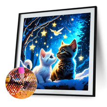 Load image into Gallery viewer, AB Diamond Painting - Full Round - snow kitten (40*40CM)
