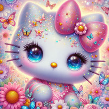 Load image into Gallery viewer, Diamond Painting - Full Round - Cute Hello Kitty (30*30CM)
