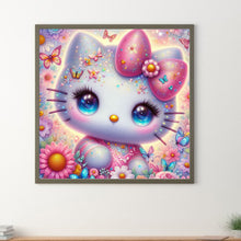 Load image into Gallery viewer, Diamond Painting - Full Round - Cute Hello Kitty (30*30CM)
