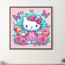 Load image into Gallery viewer, Diamond Painting - Full Round - Cute Hello Kitty (30*30CM)
