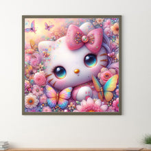 Load image into Gallery viewer, Diamond Painting - Full Round - Cute Hello Kitty (30*30CM)
