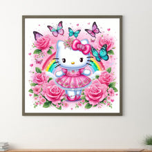 Load image into Gallery viewer, Diamond Painting - Full Round - Cute Hello Kitty (30*30CM)
