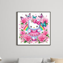 Load image into Gallery viewer, Diamond Painting - Full Round - Cute Hello Kitty (30*30CM)
