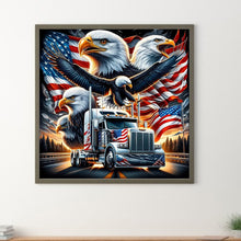 Load image into Gallery viewer, Diamond Painting - Full Round - american eagle (40*40CM)
