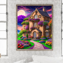 Load image into Gallery viewer, Diamond Painting - Full Square - purple dream house (40*50CM)

