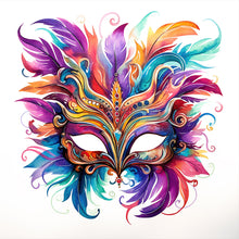 Load image into Gallery viewer, Diamond Painting - Full Round - carnival mask (30*30CM)
