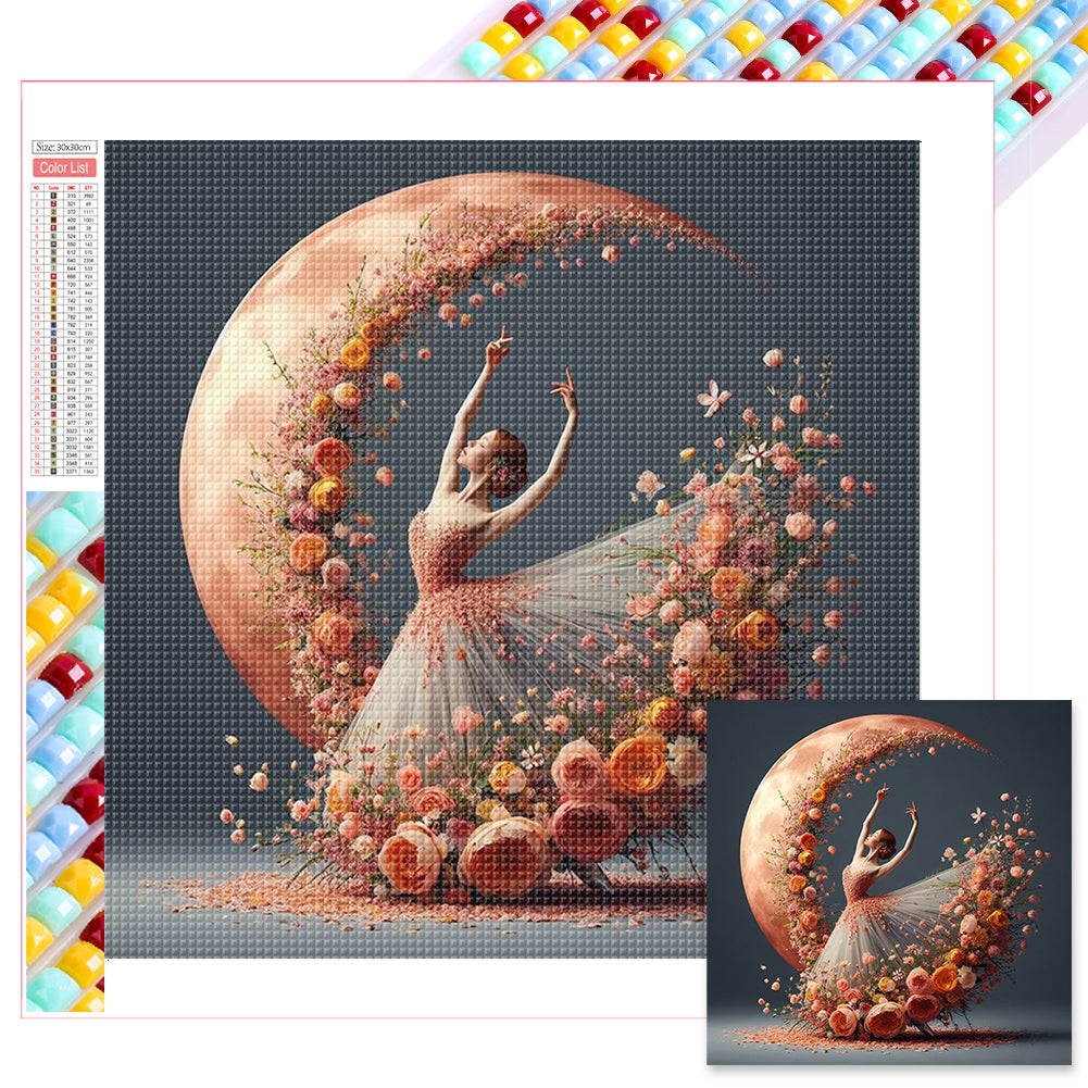 Diamond Painting - Full Square - flower ballet (30*30CM)