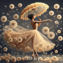 Load image into Gallery viewer, Diamond Painting - Full Square - white dandelion ballet (30*30CM)
