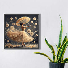 Load image into Gallery viewer, Diamond Painting - Full Square - white dandelion ballet (30*30CM)
