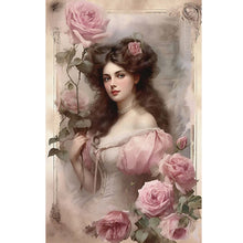 Load image into Gallery viewer, Diamond Painting - Full Round - Flowers and Classical Beauties (40*60CM)
