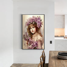 Load image into Gallery viewer, Diamond Painting - Full Round - Flowers and Classical Beauties (40*60CM)
