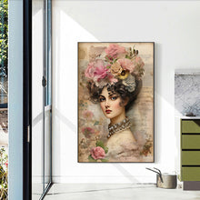Load image into Gallery viewer, Diamond Painting - Full Round - Flowers and Classical Beauties (40*60CM)
