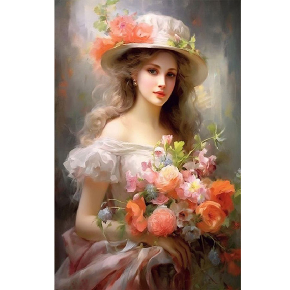Diamond Painting - Full Round - Flowers and Classical Beauties (40*60CM)