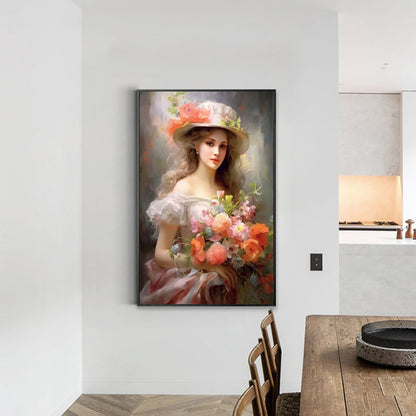 Diamond Painting - Full Round - Flowers and Classical Beauties (40*60CM)
