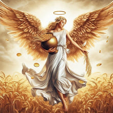 Load image into Gallery viewer, Diamond Painting - Full Square - Goddess of Wealth and Gold Coins (30*30CM)

