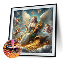 Load image into Gallery viewer, Diamond Painting - Full Square - Goddess of Wealth and Gold Coins (30*30CM)
