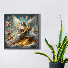 Load image into Gallery viewer, Diamond Painting - Full Square - Goddess of Wealth and Gold Coins (30*30CM)
