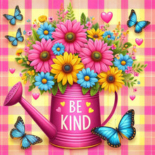 Load image into Gallery viewer, Diamond Painting - Full Square - pink flowers (30*30CM)
