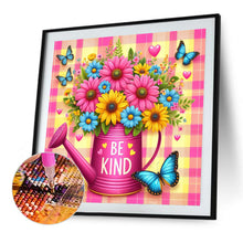 Load image into Gallery viewer, Diamond Painting - Full Square - pink flowers (30*30CM)
